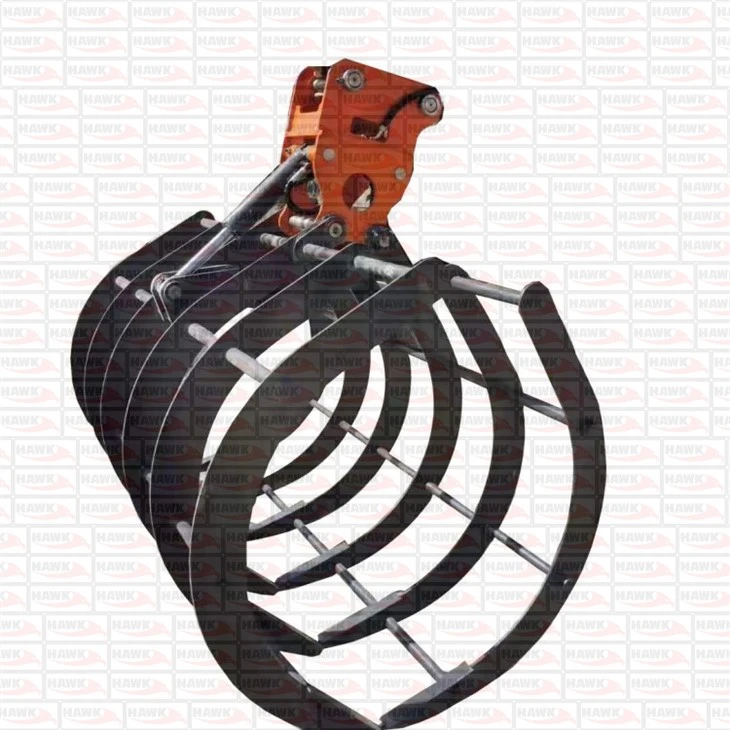 6 Ton Excavator Grass Grapple