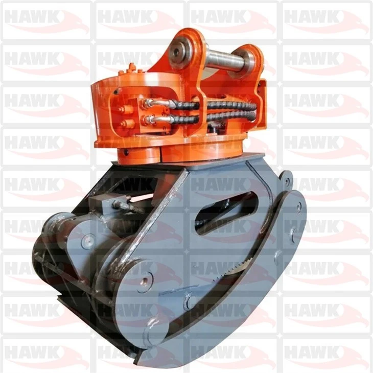 Wood Grapple For Excavator